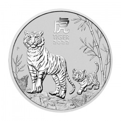 Strieborná minca 1 kg Lunar Series III Year of the Tiger 2022