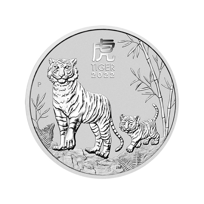 Strieborná minca 1 kg Lunar Series III Year of the Tiger 2022