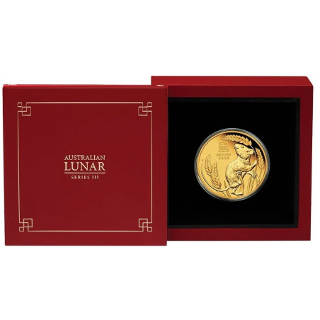 Zlatá minca 1 Oz Lunar Series III Year of the Mouse 2020 Proof