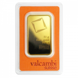 Zlatá tehlička 50 g Valcambi
