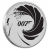 Strieborná minca 1 Oz James Bond 007 (2021) Kolorovaná