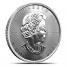Strieborná minca 1 Oz Maple Leaf 2021 Pozlátené