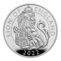 Strieborná minca 1 Oz The Tudor Beasts Lion of England 2022 Proof