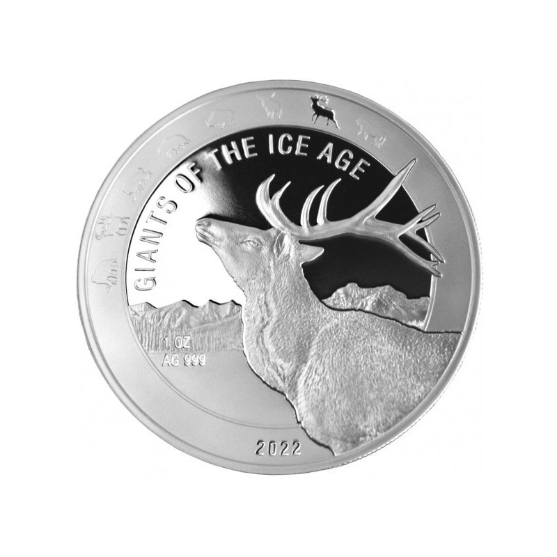 Strieborná minca 1 Oz Giants of the Ice Age Sob 2022