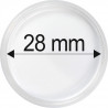 Plastová kapsula na mincu 28 mm