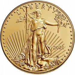 Zlatá minca 1 Oz American Eagle 2021 typ 2