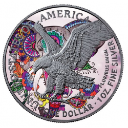 Strieborná minca 1 Oz American Eagle Spirit Animal Series The Elephant 2021