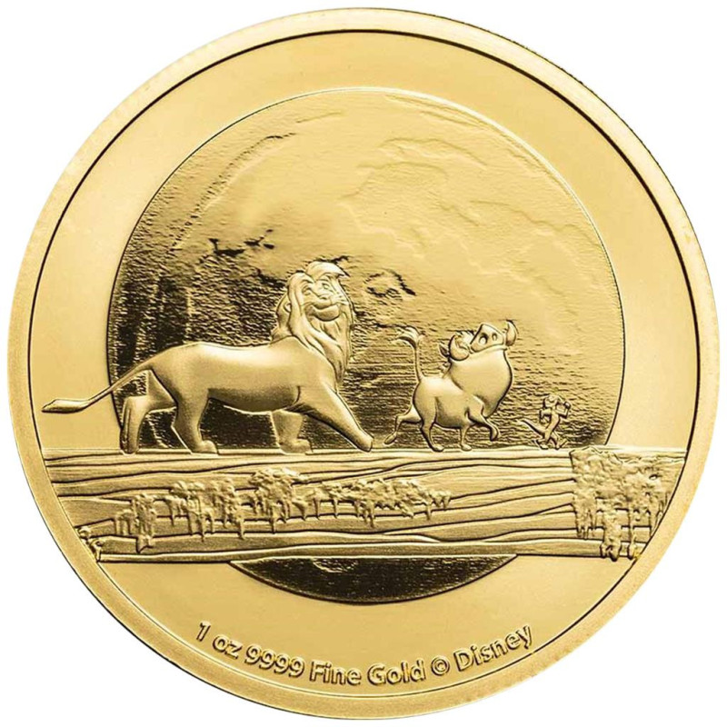Zlatá minca 1 Oz Disney Lion King 2021