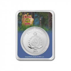 Strieborná minca 1 Oz Shrek 2021