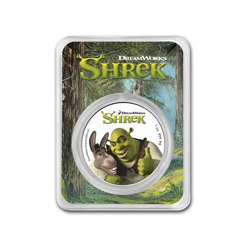 Strieborná minca 1 Oz Shrek 2021