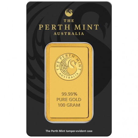 Zlatá tehlička 100 g Perth Mint