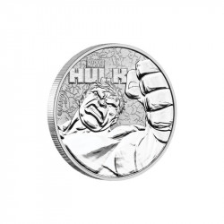 Strieborná minca 1 Oz Marvel Hulk 2018 V karte