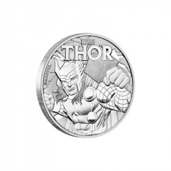 Strieborná minca 1 Oz Marvel Thor 2018 V karte