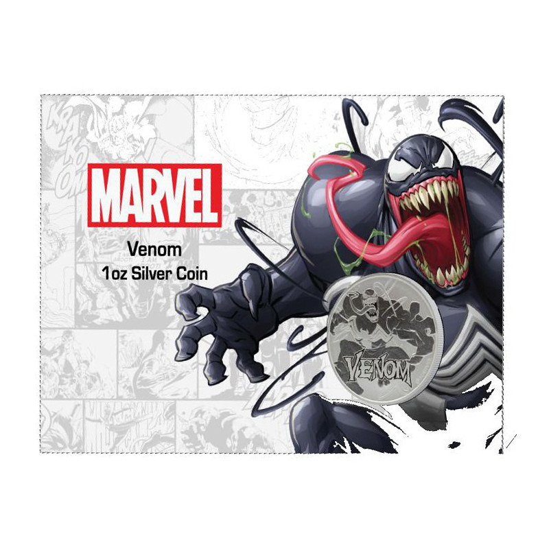 Strieborná minca 1 Oz Marvel Venom 2020 V karte