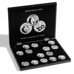 Krabička na 20 čínskych strieborných mincí Panda