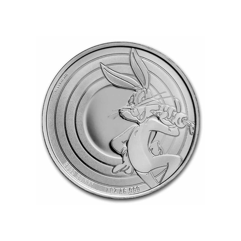 Strieborná minca 1 Oz Looney Tunes Bugs Bunny 2022