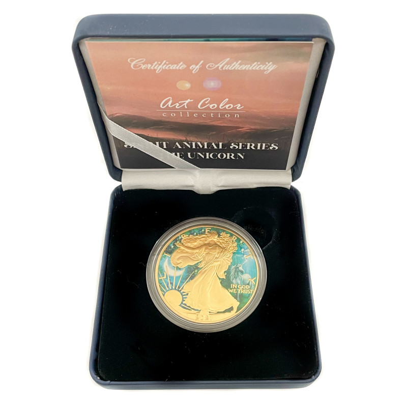 Strieborná minca 1 Oz American Eagle Spirit Animal Series The Unicorn 2021