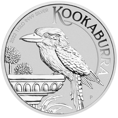 Strieborná minca 1 Kg Australian Kookaburra 2022