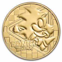 Zlatá minca 1 Oz Sonic the Hedgehog 2022