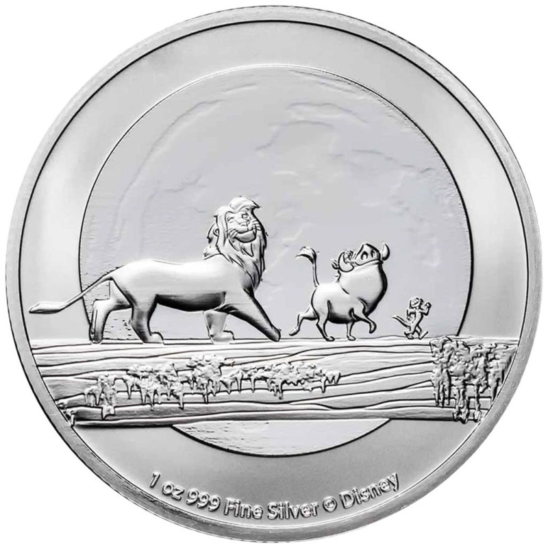 Strieborná minca 1 Oz Lion King 2021