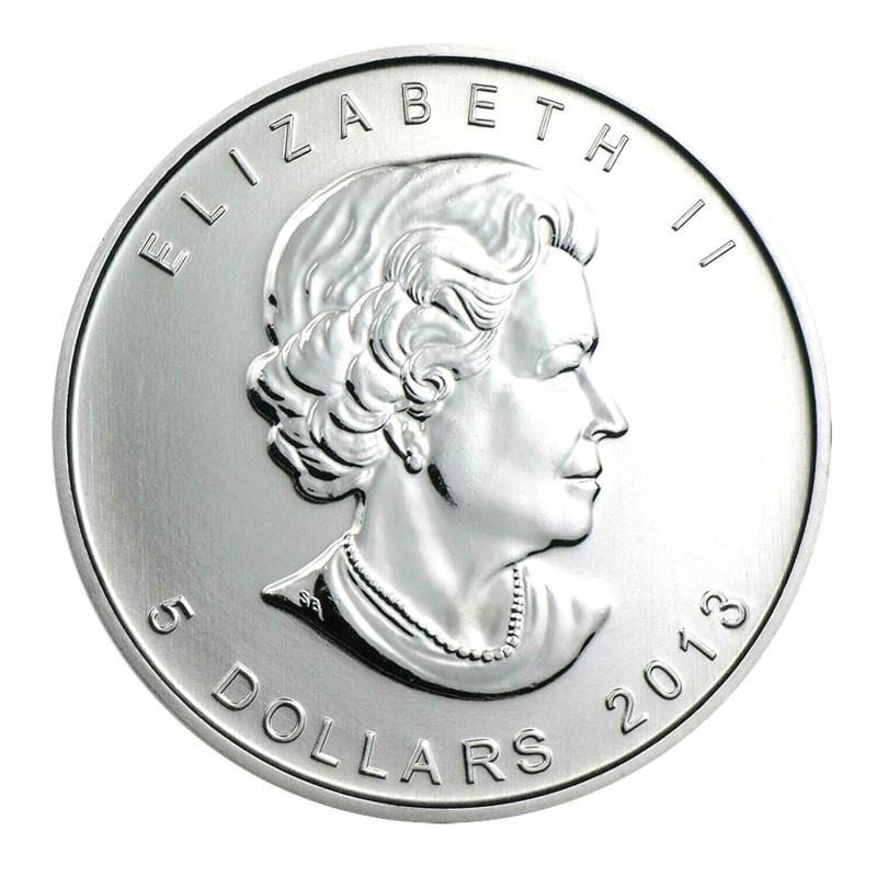 Strieborná minca 1 Oz Maple Leaf 2013