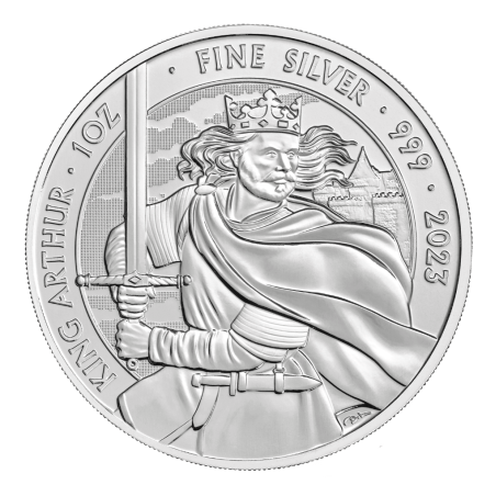 Strieborná minca 1 Oz Mýty a legendy - King Arthur 2023 (kráľ Artuš)