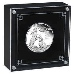 Strieborná minca 1/2 Oz Lunar Series III Year of the Rabbit 2023 Proof