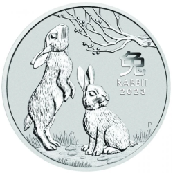 Strieborná minca 1/2 Oz Lunar Series III Year of the Rabbit 2023 Proof