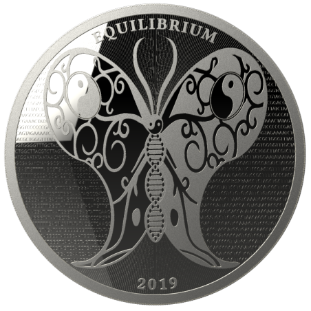 Strieborná minca 1 Oz Equilibrium 2019