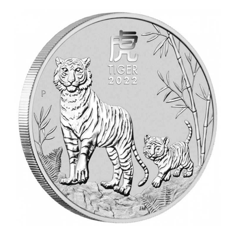 Strieborná minca 1 Oz Lunar Series III Year of the Tiger 2022