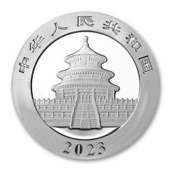 Strieborná minca 30 g China Panda 2023