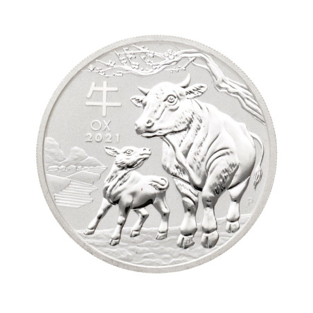 Strieborná minca 1 Oz Lunar Series III Year of the Ox 2021