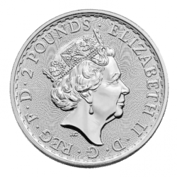 Strieborná minca 1 Oz Britannia 2022