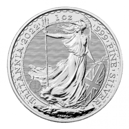 Strieborná minca 1 Oz Britannia 2022
