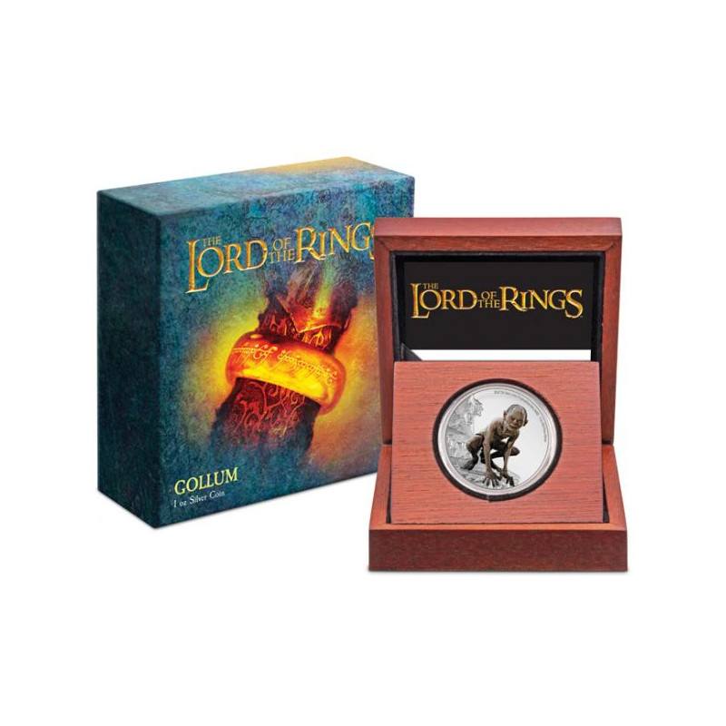 Strieborná minca 1 Oz Lord of the Rings Gollum 2022