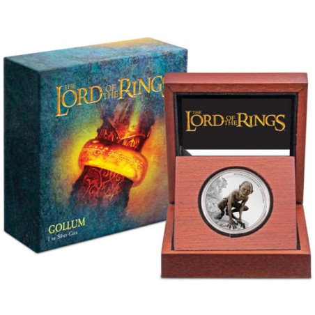 Strieborná minca 1 Oz Lord of the Rings Gollum 2022