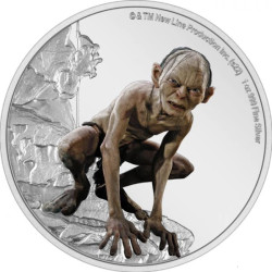 Strieborná minca 1 Oz Lord of the Rings Gollum 2022