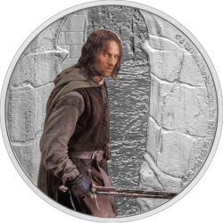 Strieborná minca 1 Oz Lord of the Rings Aragorn 2021