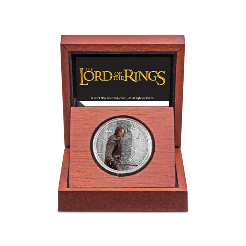 Strieborná minca 1 Oz Lord of the Rings Aragorn 2021