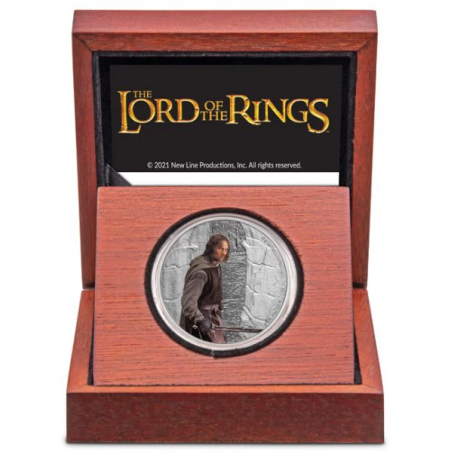 Strieborná minca 1 Oz Lord of the Rings Aragorn 2021