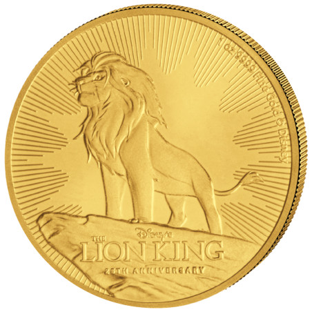 Zlatá minca 1 Oz Disney Lion King 2019