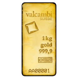 Zlatá tehlička 1000 g Valcambi