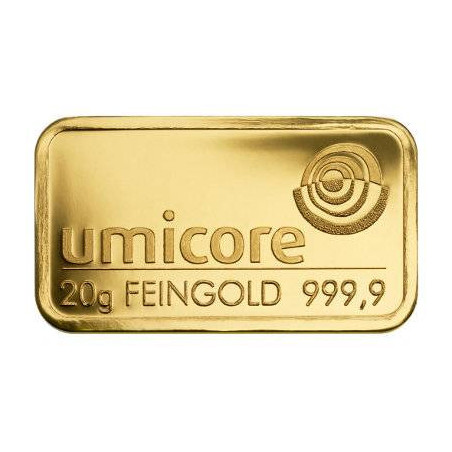 Zlatý zliatok 20 g Umicore