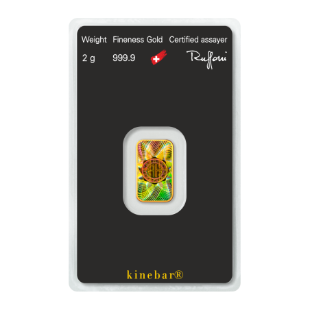 Zlatý zliatok 2 g Argor Heraeus Kinebar
