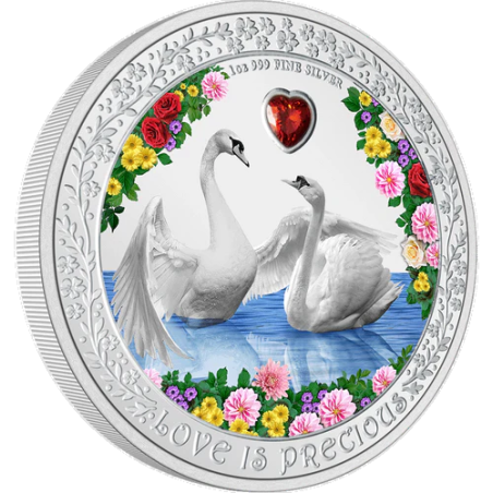 Strieborná minca 1 Oz Love is precious 2023