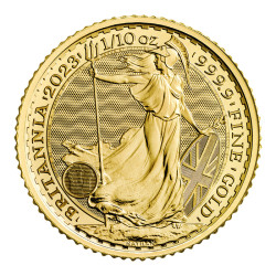 Zlatá minca 1/10 Oz Britannia 2023 Elizabeth