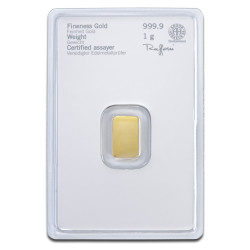 Zlatá tehlička 1 g Heraeus