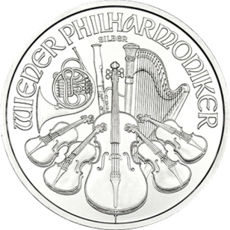 Strieborná minca 1 Oz Wiener Philharmoniker 2015