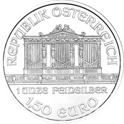 Strieborná minca 1 Oz Wiener Philharmoniker 2015