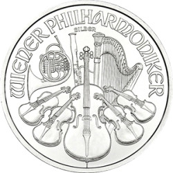 Strieborná minca 1 Oz Wiener Philharmoniker 2011